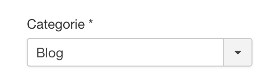 Joomla article categorie